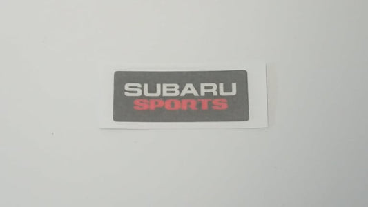 Subaru Sports early 80s strut bar sticker