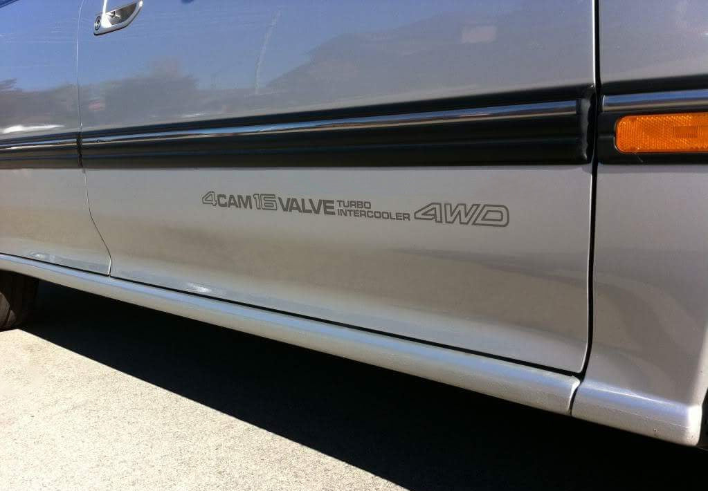 RS and GT Legacy 4CAM Door Story Stickers - Pair