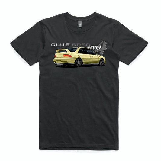 WRX Club Spec 4 Rear Black T-Shirt