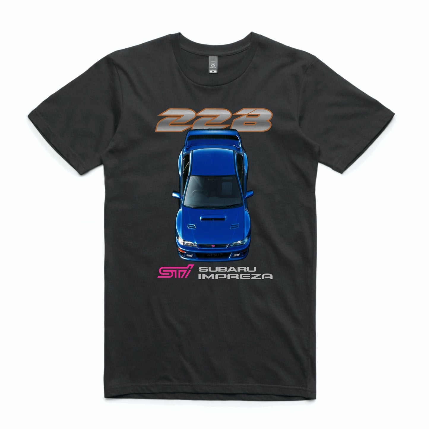 WRX 22B Wide Body -  Black Short Sleeve T-Shirt