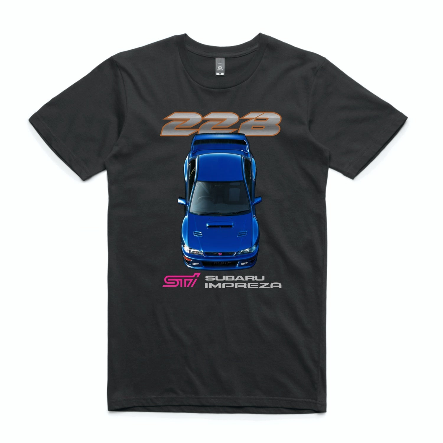 WRX 22B Wide Body -  Black Short Sleeve T-Shirt