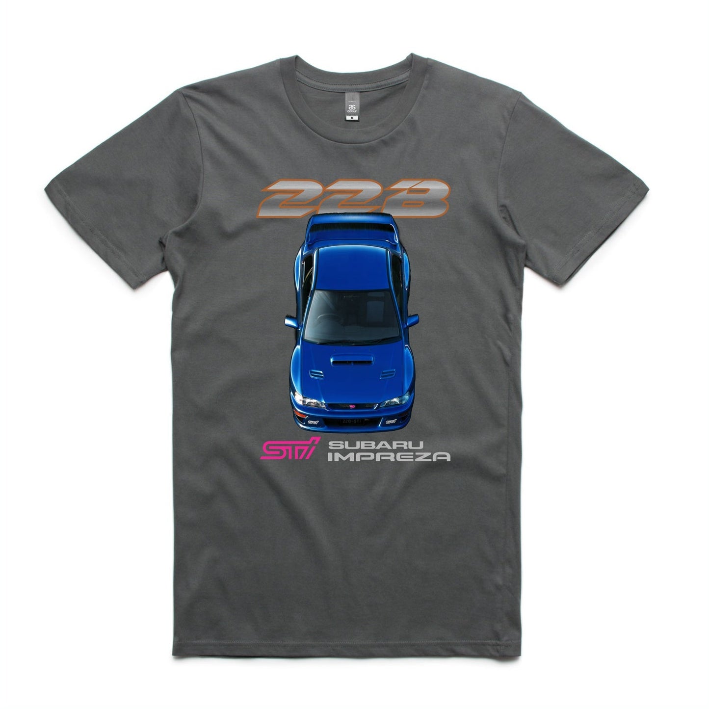 WRX 22B Wide Body -  Charcoal Short Sleeve T-Shirt