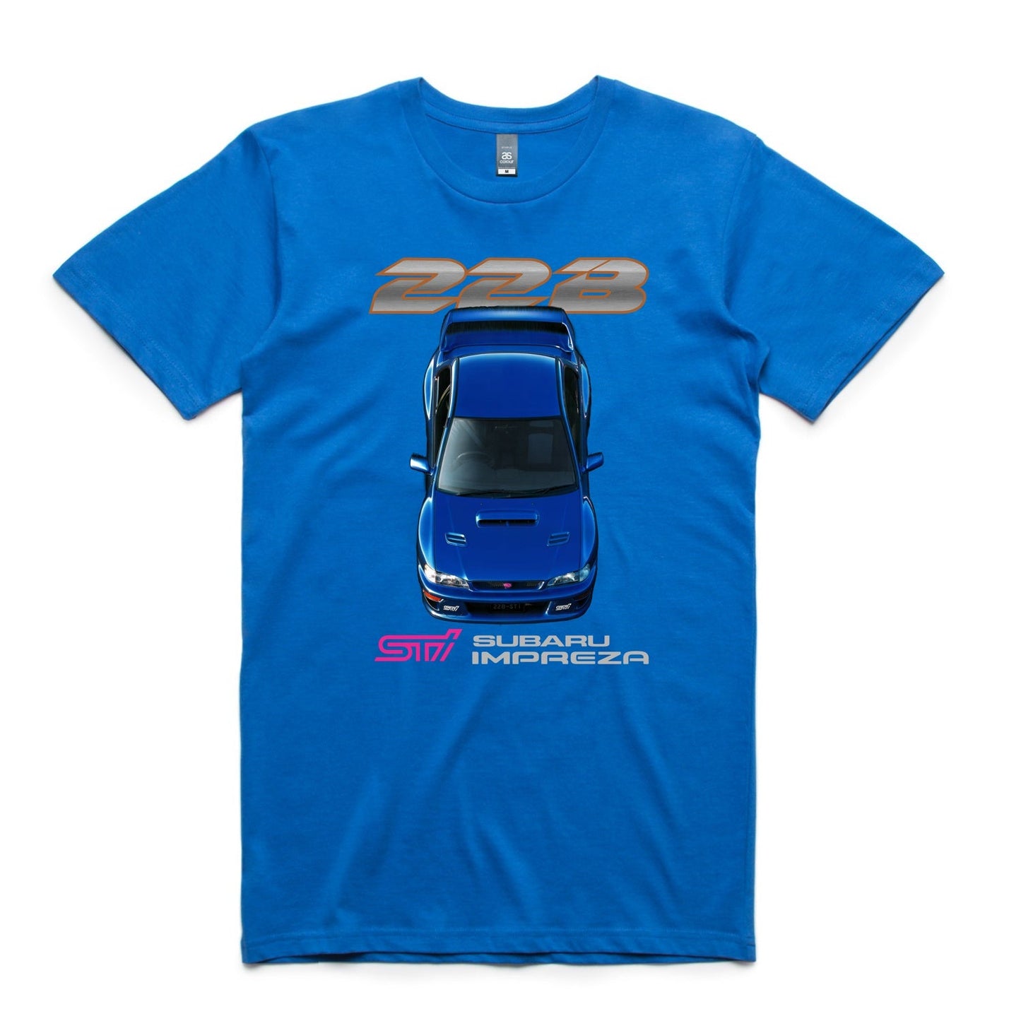 WRX 22B Wide Body -  Royal Blue Short Sleeve T-Shirt