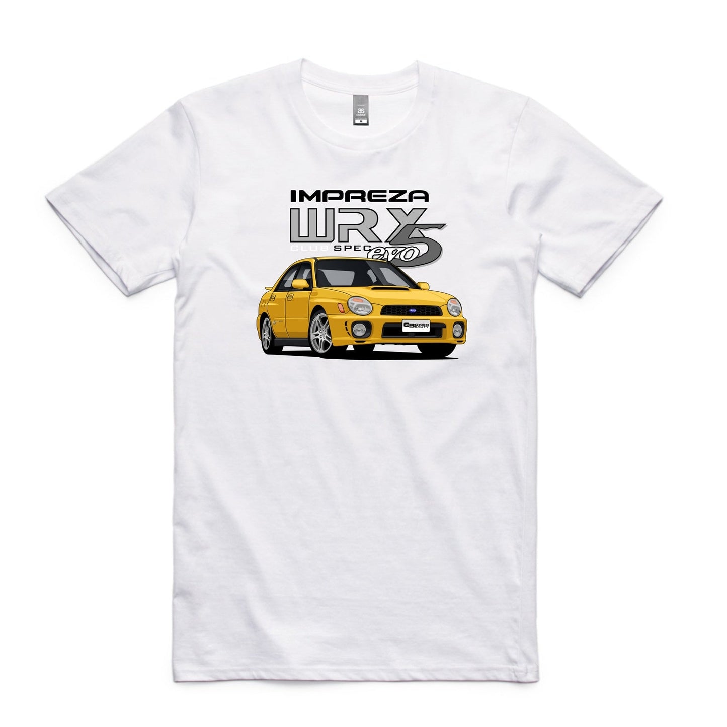 WRX Club Spec 5 White T-Shirt