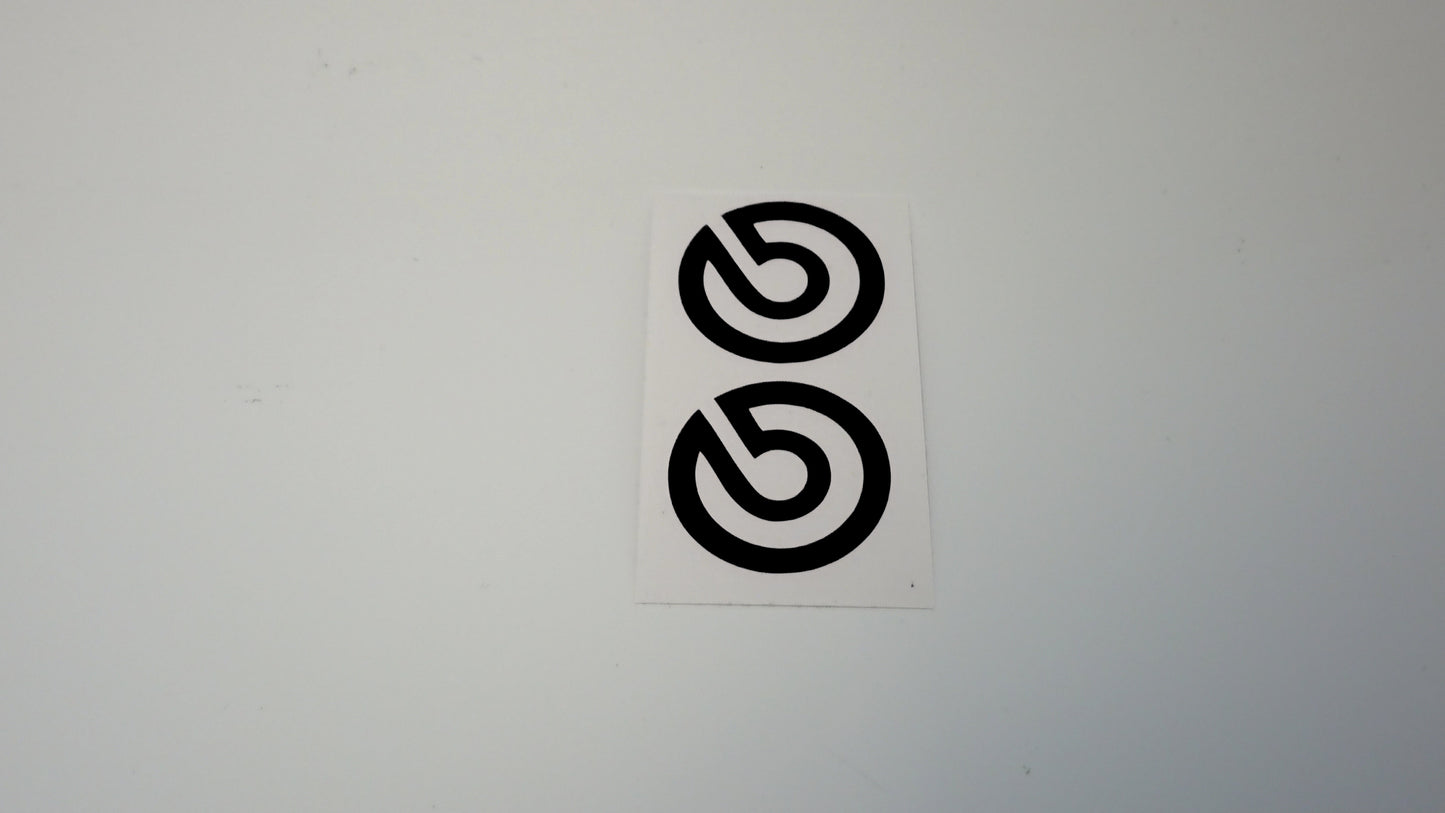 Brembo Rear 2 pots Logo Only - black