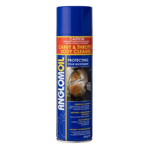 AnglomOil Carby & Throttle Cleaner (Aerosol) 400g - Case of 12