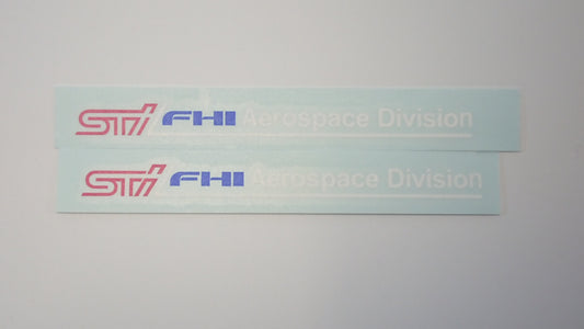 STI FHI Aerospace Division Decals 2x Logo Formats