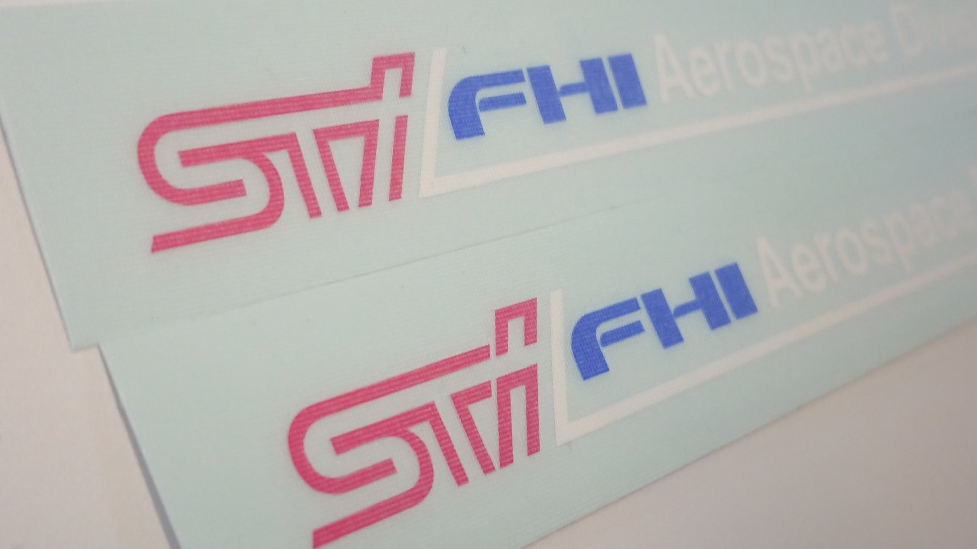 STI FHI Aerospace Division Decals 2x Logo Formats