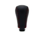 Fuji Racing 5 Speed Weighted Red Stitch Leather Gear Knob