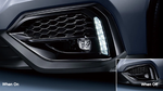 Subaru LED DRL Fog Light Bezels For 2022 Subaru WRX VB H4510VC200