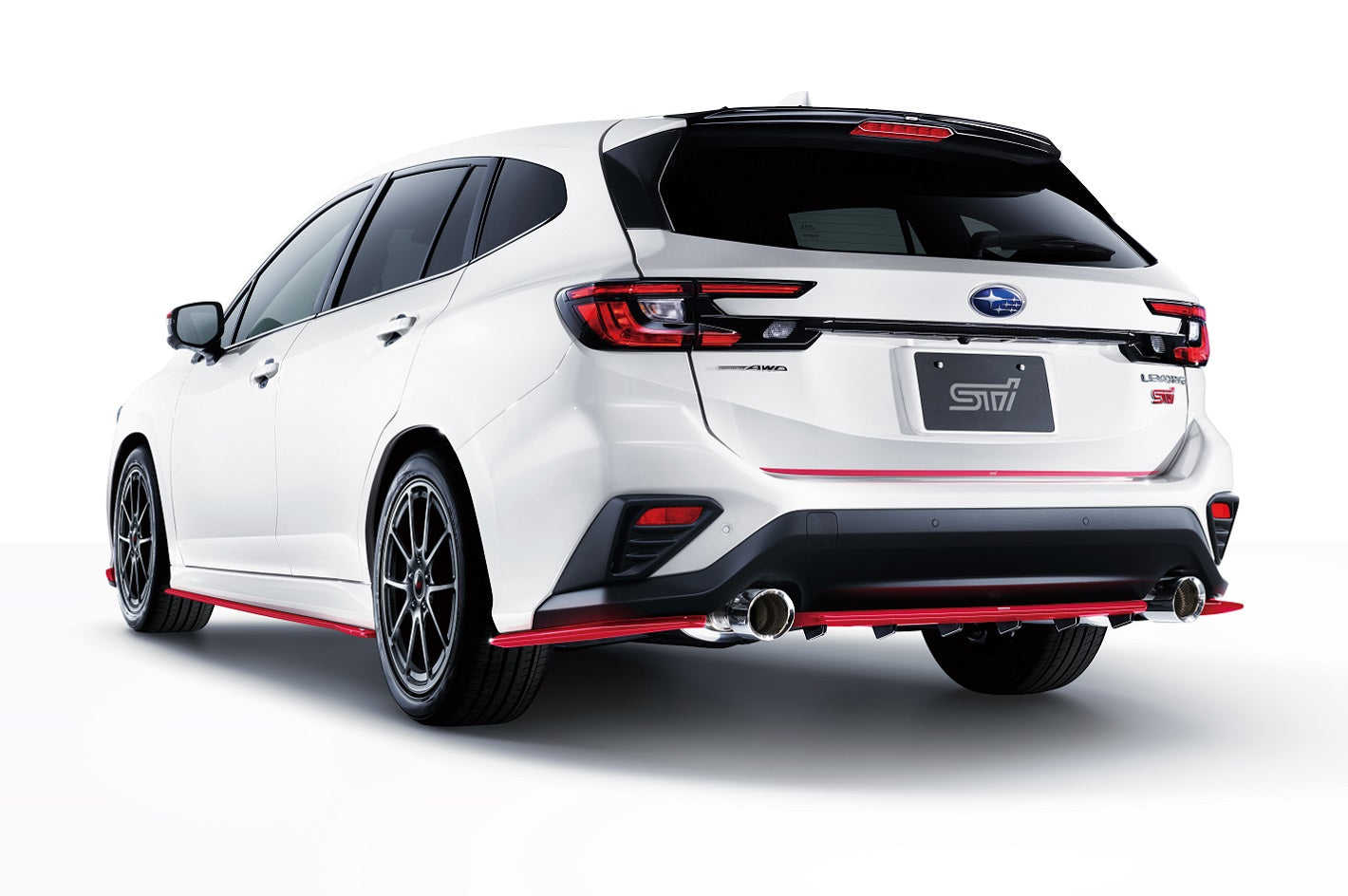 Subaru STI Aero Package (Red) For 2022 Subaru WRX Sportswagon VN P0017VC906