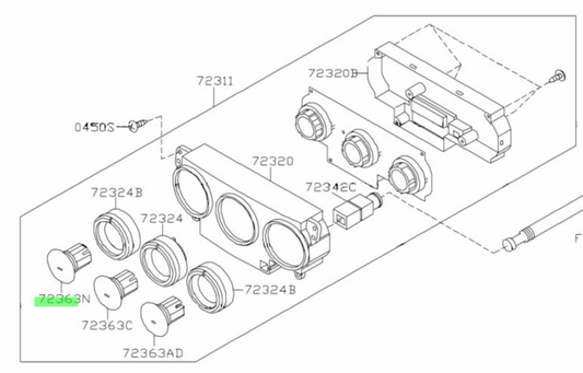 Climate Knob "Mode" GD Update 72363FE110