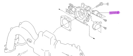 Subaru WRX/Forester EJ20 Turbo Idle Control Valve 22650AA240 (Genuine)