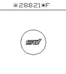 Subaru STi Center cap 28821FE141