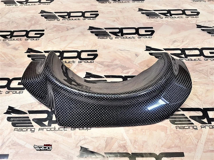RPG Carbon GG Wagon - Vacuum Carbon Fiber Rear Bumper Exhaust Heat Shield