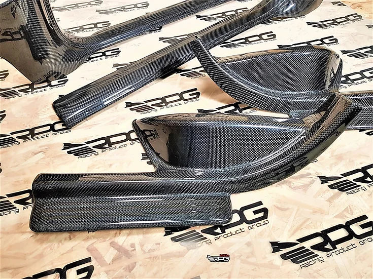 RPG Carbon GD Sedan / GG Wagon Chassis 4pcs Vacuum Carbon Door Sill Cover Set