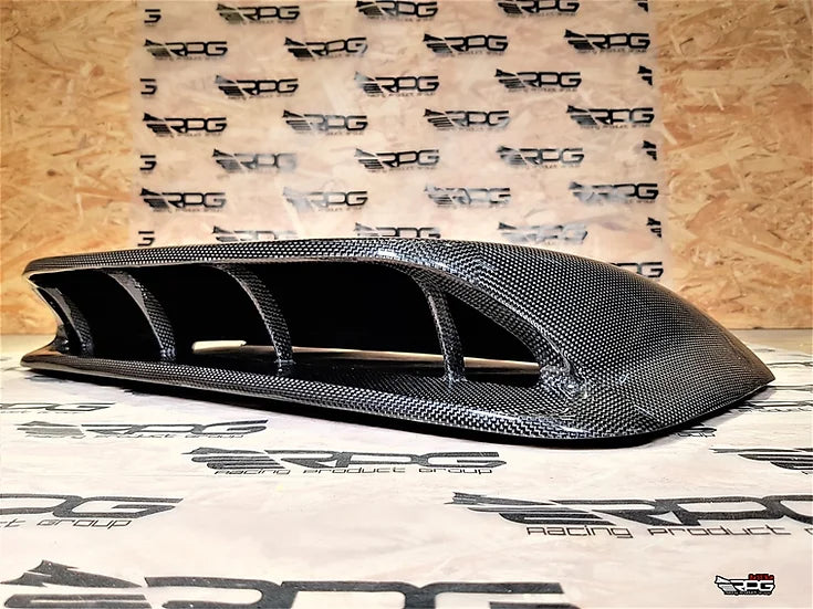 RPG Carbon SG Forester - STi Style Large 4" Divided Hood Scoop Upgrade
