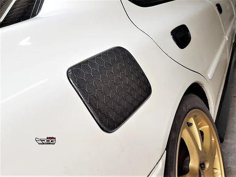RPG Carbon GC Chassis - Vacuum Carbon Fiber Fuel Door Cover