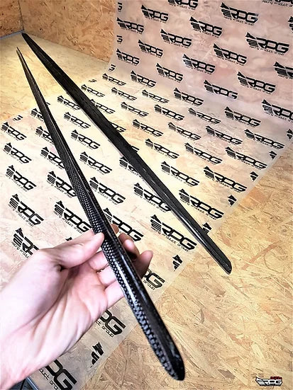 RPG Carbon GR/GV M# Add-on Vacuum Carbon Side Skirt Extension