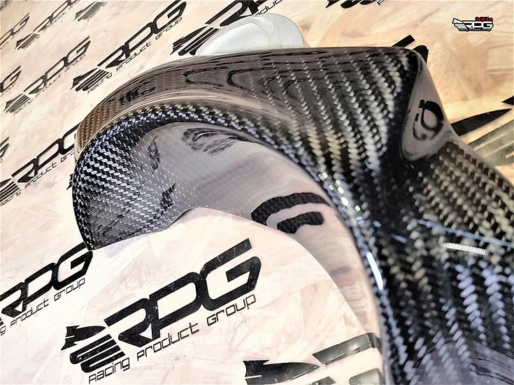 RPG Carbon GG Wagon - Vacuum Carbon Fiber Rear Bumper Exhaust Heat Shield