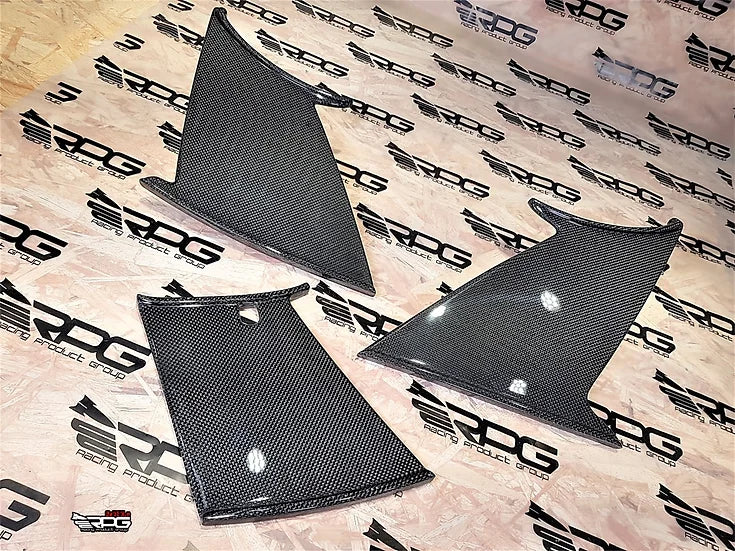 RPG Carbon RPG Vacuum Form Carbon STi Wing Support Blade