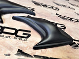 RPG Carbon GDA B2 Bomber Vacuum Form Fender Marker Vents Air Scoop Duct