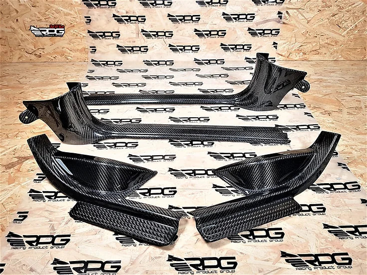 RPG Carbon GD Sedan / GG Wagon Chassis 4pcs Vacuum Carbon Door Sill Cover Set