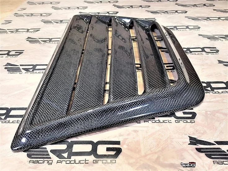 RPG Carbon GD WRC World Rally Vacuum Carbon S12 Style Hood Vent