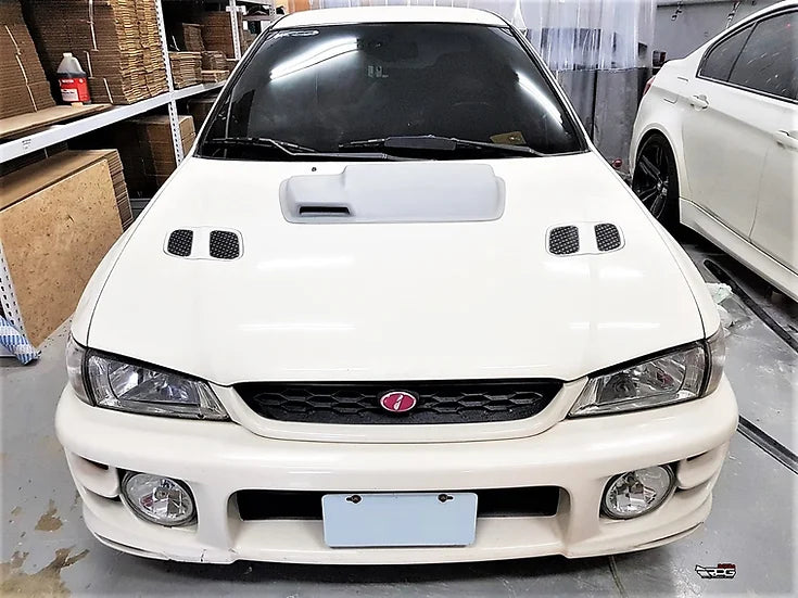 RPG Carbon GC8 AR 2-Stage Vacuum Form FRP Hood Scoop
