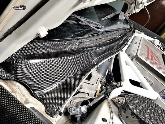 RPG Carbon GC / GF RHD Chassis Vacuum Carbon Wiper COWL