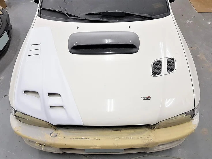 RPG Carbon GC- Vacuum Form Extreme Competition Hood Scoop Air Duct
