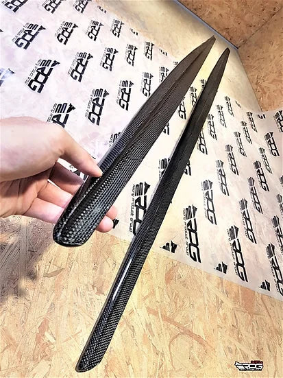 RPG Carbon GR/GV M# Add-on Vacuum Carbon Side Skirt Extension