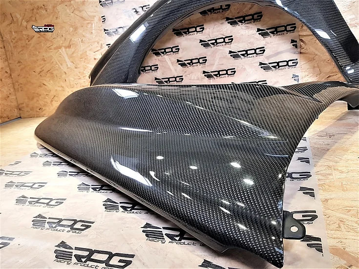 RPG Carbon WRC GD Rally Vacuum Carbon Front Wide Fender Kit