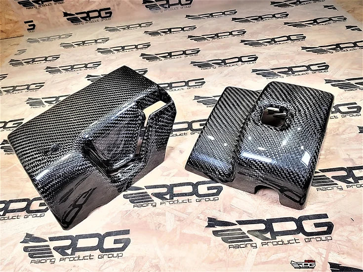RPG Carbon GD - Vacuum Carbon 2 Pieces Steering Column Cover (Replacement)