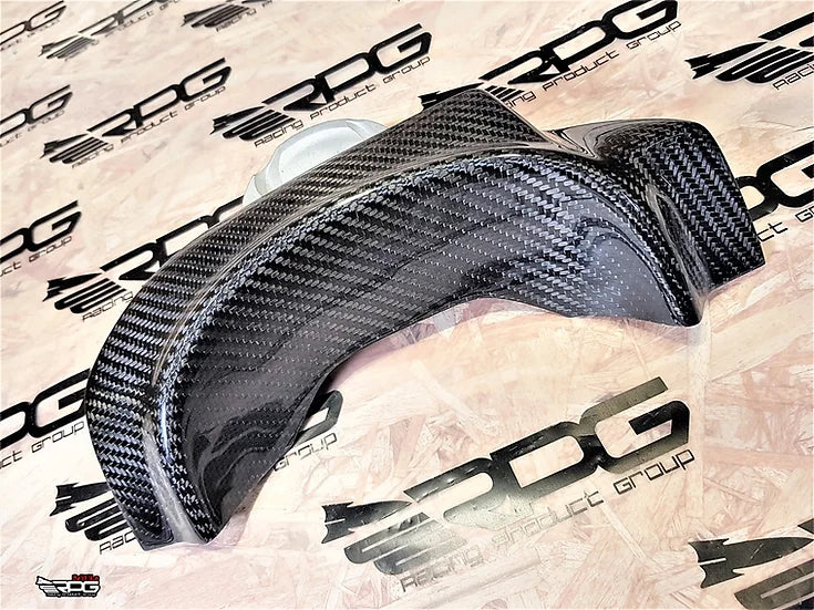 RPG Carbon GG Wagon - Vacuum Carbon Fiber Rear Bumper Exhaust Heat Shield