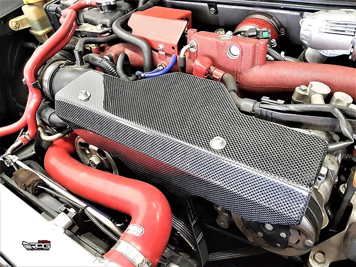 RPG Carbon VA STI SS Vacuum Carbon Fiber Alternator Belt Cover