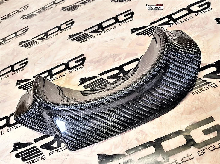 RPG Carbon GG Wagon - Vacuum Carbon Fiber Rear Bumper Exhaust Heat Shield