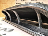 RPG Carbon GC - STi Style Large 4" Vacuum Carbon Fiber Divided Hood Scoop Upgrade