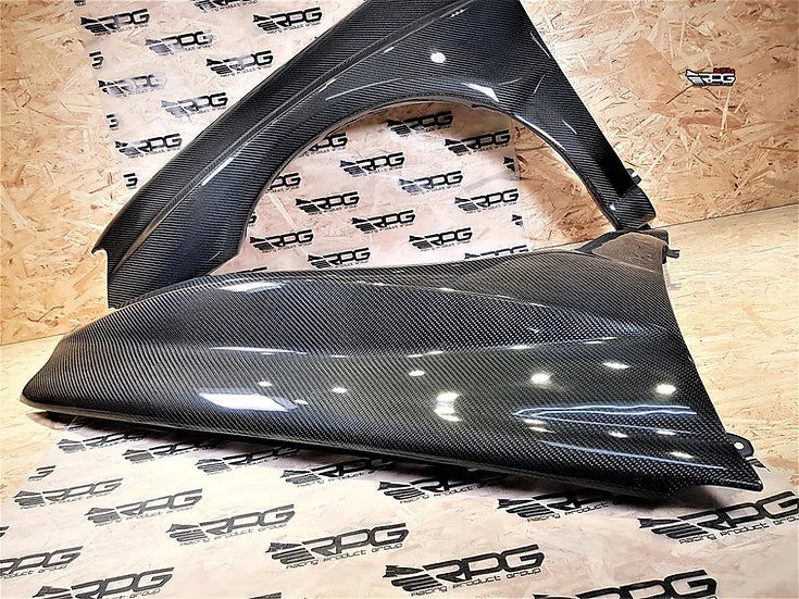 RPG Carbon WRC GD Rally Vacuum Carbon Front Wide Fender Kit