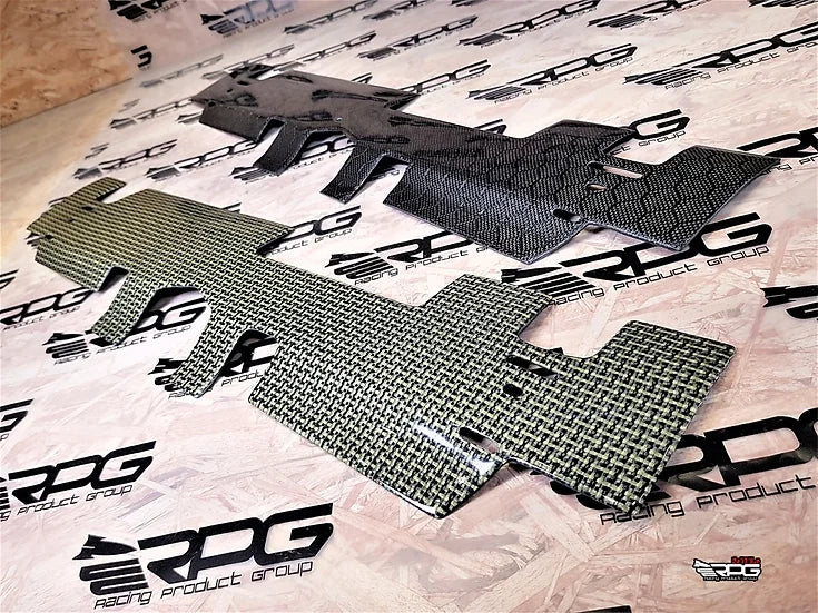 RPG Carbon GD - Vacuum Carbon Fiber Radiator Shroud Cooling Plate