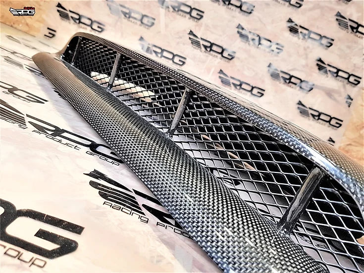 RPG Carbon GDA (Bugeye) JDM STi Style Mesh Grilled Vacuum Carbon Fiber Hood Scoop