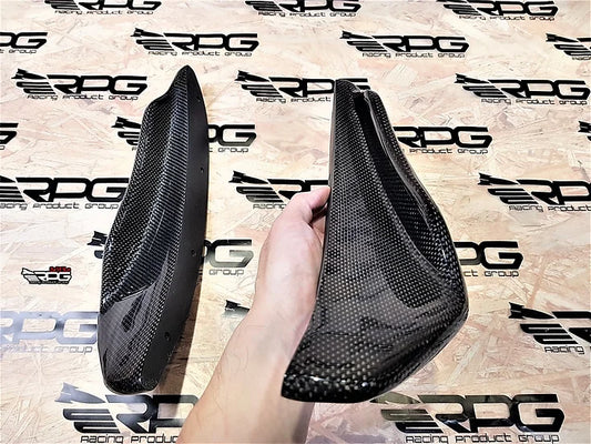 RPG Carbon VA Chassis S1 Vacuum Form Carbon Fiber Bumper Canard Set