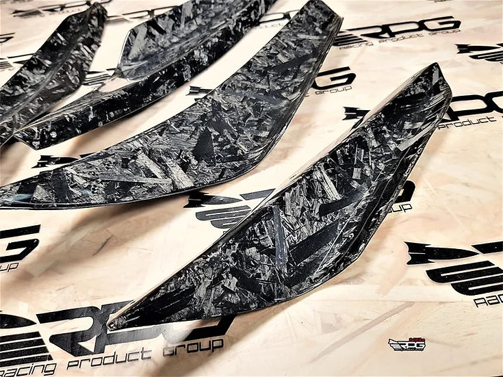 RPG Carbon GDB GTA 4PCS Vacuum Carbon Canard Set