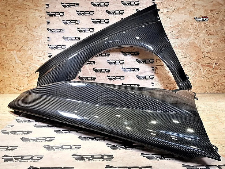 RPG Carbon WRC GD Rally Vacuum Carbon Front Wide Fender Kit