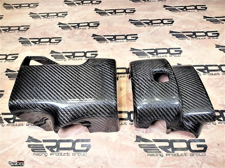 RPG Carbon GD - Vacuum Carbon 2 Pieces Steering Column Cover (Replacement)