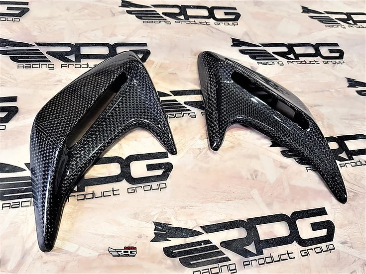 RPG Carbon Bugeye - Vacuum Carbon Side Fender Marker Vents Scoops Air Duct