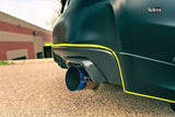 RPG Carbon VA - Vacuum Carbon Fiber Rear Bumper Exhaust Heat Shield