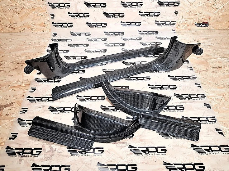 RPG Carbon GD Sedan / GG Wagon Chassis 4pcs Vacuum Carbon Door Sill Cover Set