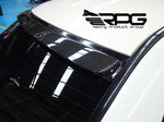 RPG Carbon GC8 - Vacuum Carbon Fiber Rear Window Roof Spoiler