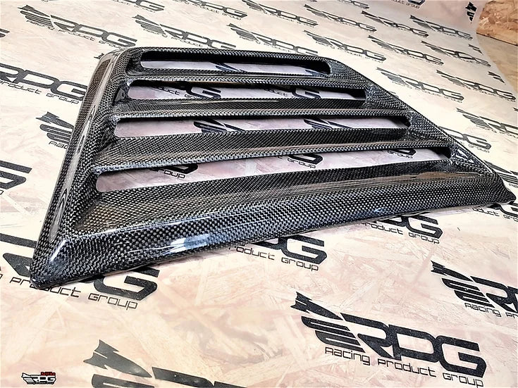 RPG Carbon GD WRC World Rally Vacuum Carbon S12 Style Hood Vent